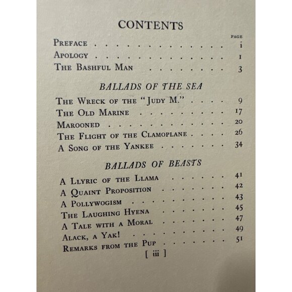 Bashful Ballads by Burgess Johnson HC 1911 Poetry Harper & Bros NY illustrated - Picture 4 of 16